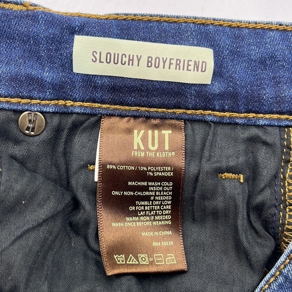Kut From The Kloth Slouchy Boyfriend Size 2 - Picture 10 of 16